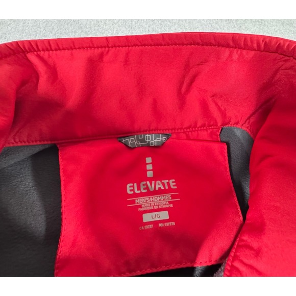 Elevate Vest Men's L Red Full Zip Vest Large Kitchen Aid Logo Pockets Sleeveless - Picture 3 of 5